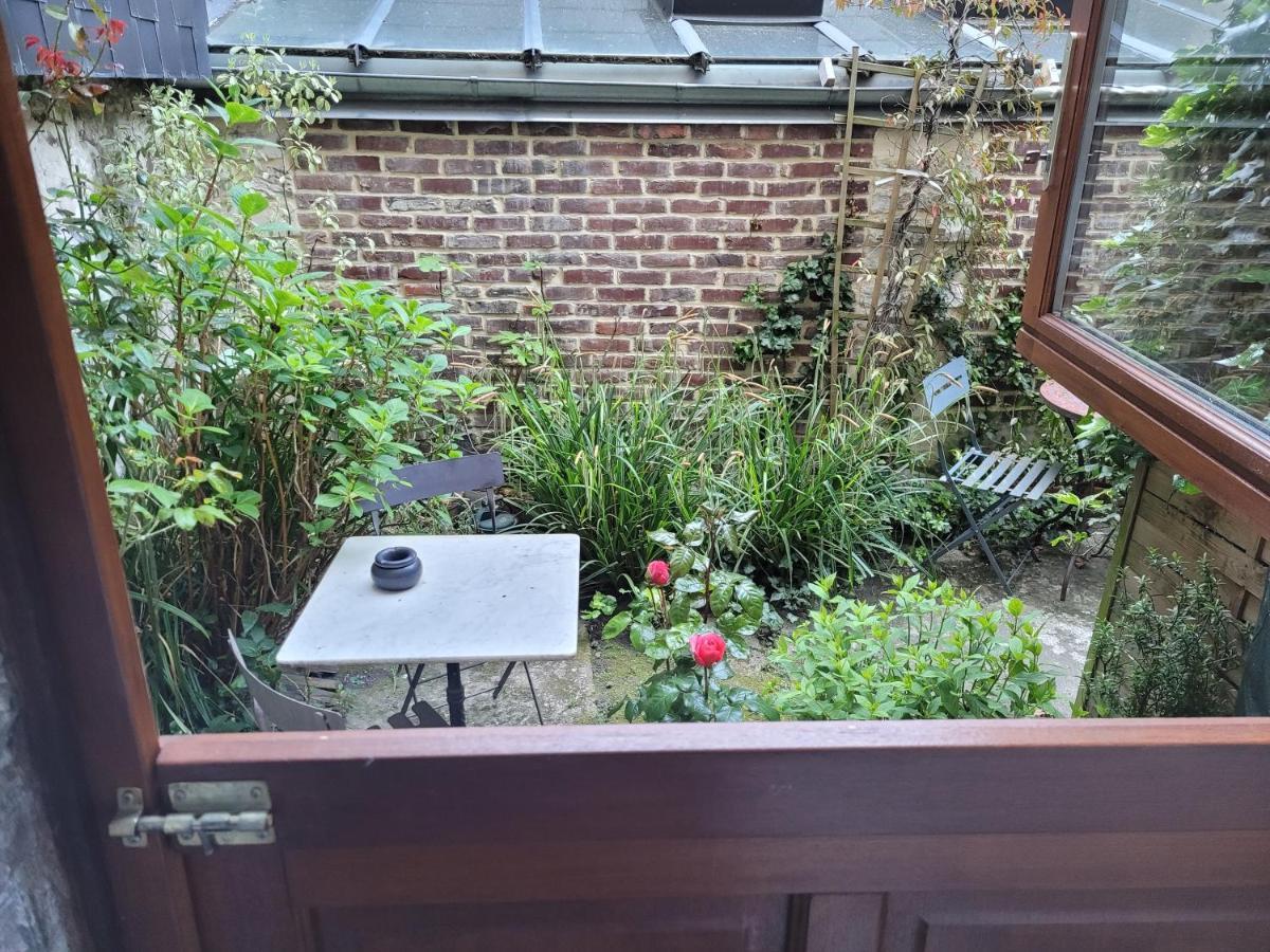 Apartament My Little Garden -Parking Gratuit 500M -Coeur Historique -La Clef De Honfleur Zewnętrze zdjęcie