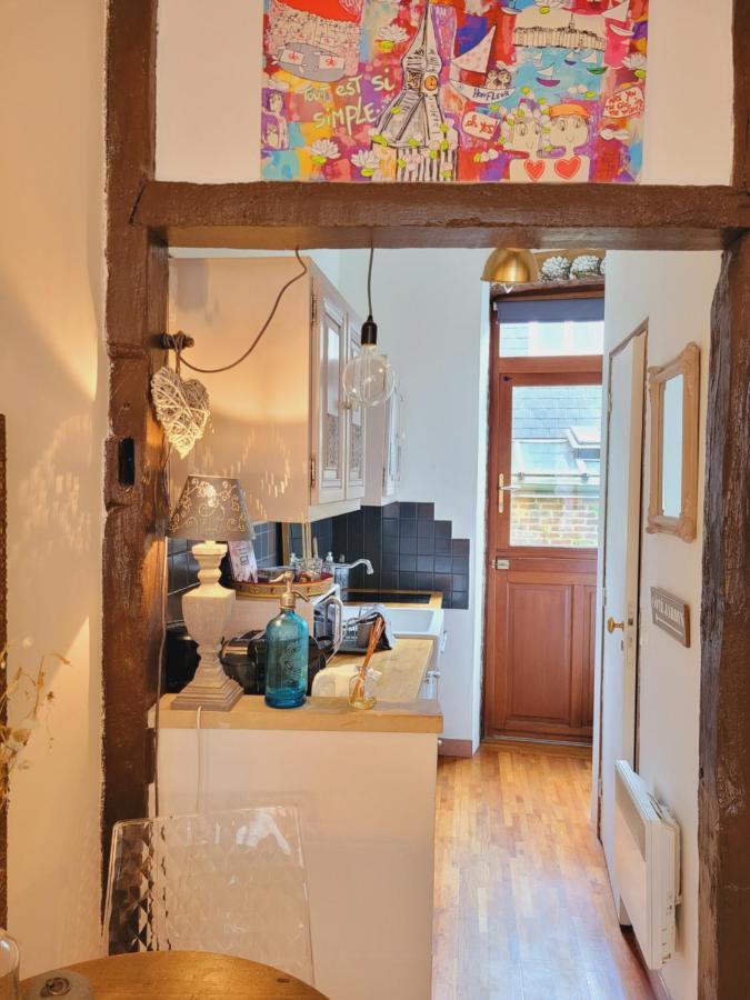 Apartament My Little Garden -Parking Gratuit 500M -Coeur Historique -La Clef De Honfleur Zewnętrze zdjęcie